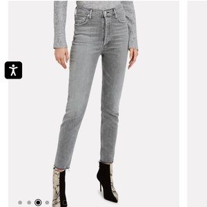 AGOLDE grey‎ Nico high rise jeans